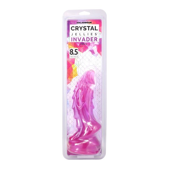 INVADER - FANTASY DILDO - 8.5 / 21,6 CM - PURPLE