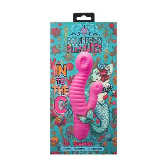 INTO THE C - SEAPUSS - WARMING RIPPLED RABBIT VIBRATOR - PURPLE