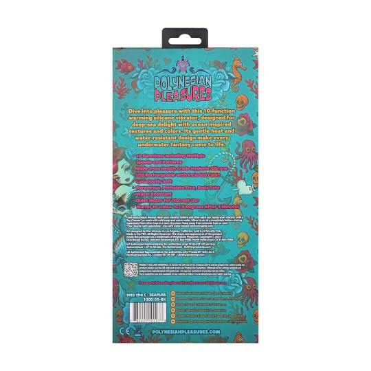 INTO THE C - SEAPUSS - WARMING RIPPLED RABBIT VIBRATOR - PURPLE