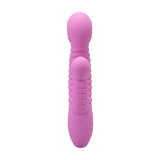 INTO THE C - SEAPUSS - WARMING RIPPLED RABBIT VIBRATOR - PURPLE