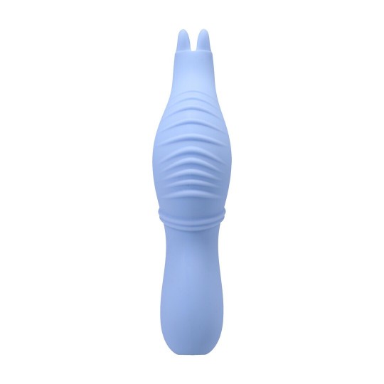 INTO THE C - SEAHORSE SIREN - WARMING WAVED RABBIT VIBRATOR - MAUI BLUE
