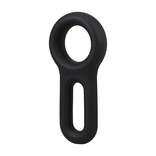 THE KEYHOLE - SILICONE COCKRING - BLACK