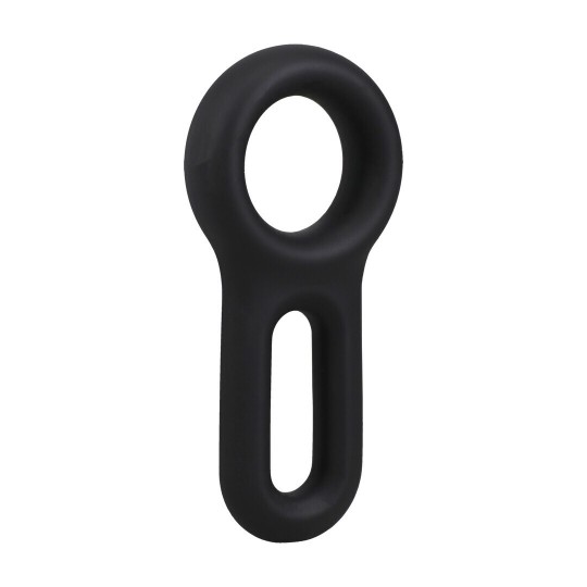 THE KEYHOLE - SILICONE COCKRING - BLACK