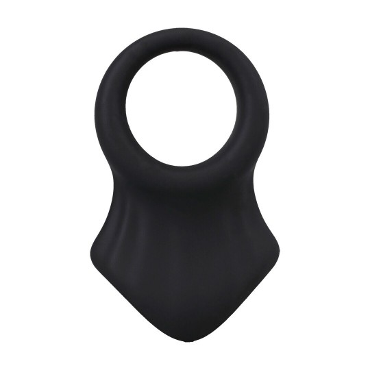 THE PRESENTER - SILICONE COCKRING - BLACK