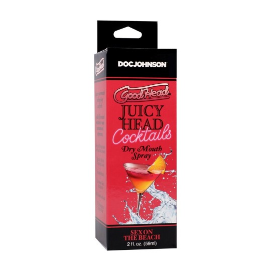 JUICY HEAD - COCKTAILS - DRY MOUTH SPRAY - SEX ON THE BEACH - 2 FL OZ / 59 ML