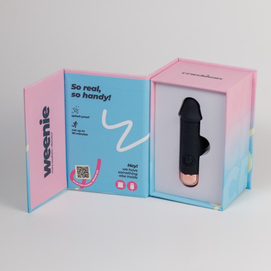 CRUSHIOUS WEENIE MINI BULLET VIBRATOR BLACK