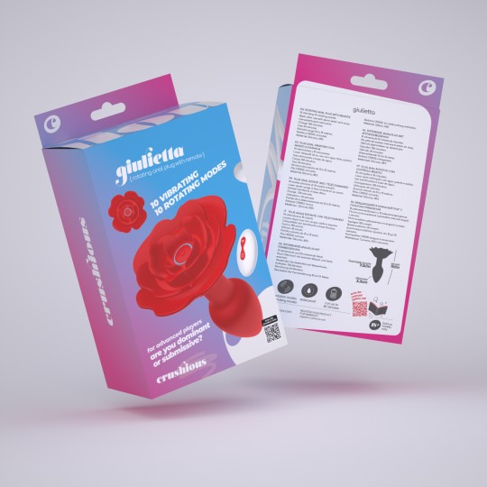 CRUSHIOUS GIULIETTA ROTATING ANAL PLUG WITH REMOTE