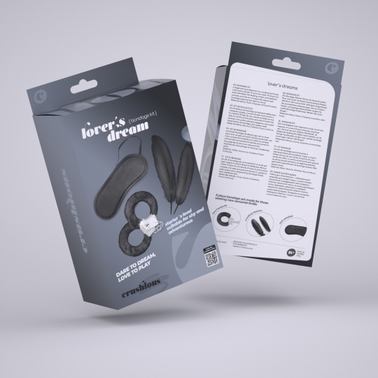LOVER'S DREAM BONDAGE KIT CRUSHIOUS BLACK