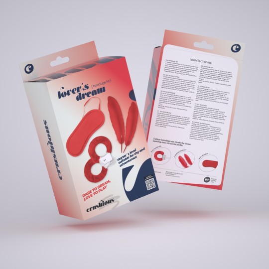 LOVER'S DREAM BONDAGE KIT CRUSHIOUS RED