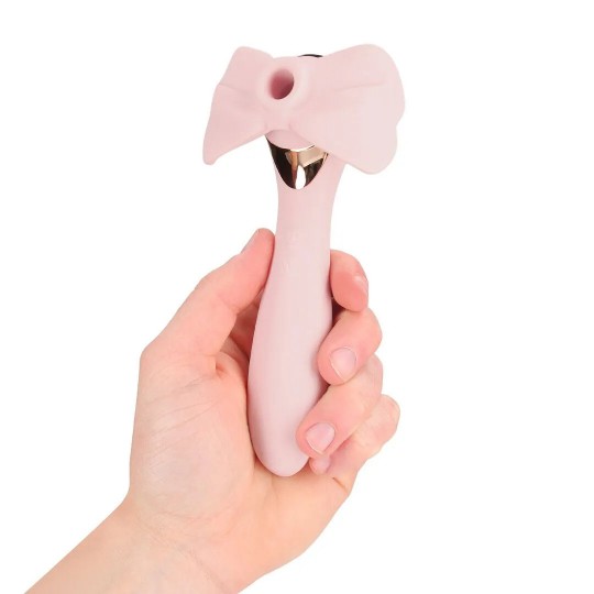 DARLING - AIRTAP WAND VIBRATOR WITH FIVE HEAD ATTACHMENTS - PINK