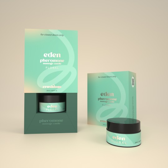 MASSAGEKERZE EDEN MIT PHEROMONEN UND BLUMENAROMA 20ML CRUSHIOUS