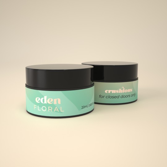CRUSHIOUS EDEN MASSAGE CANDLE WITH PHEROMONES AND FLORAL AROMA 20ML