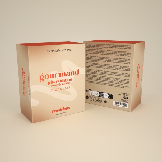 GOURMAND-MASSAGEKERZE MIT PHEROMONEN UND SCHOKOLADENDUFT 20 ML CRUSHIOUS
