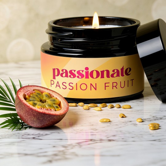CRUSHIOUS PASSIONATE MASSAGE CANDLE WITH PHEROMONES AND PASSION FRUIT SCENT 20ML