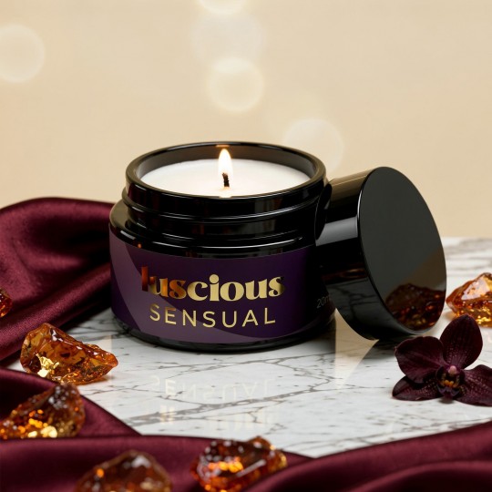 MASSAGEKERZE LUSCIOUS MIT PHEROMONEN UND SINNLICHE AROMEN 20ML CRUSHIOUS