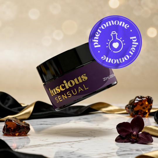 BOUGIE DE MASSAGE LUSCIOUS AUX PHÉROMONES ET AU PARFUM SENSUEL 20ML CRUSHIOUS