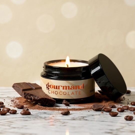 CANDELA DA MASSAGGIO GOURMAND CON FEROMONI E PROFUMO AL CIOCCOLATO 20 ML CRUSHIOUS