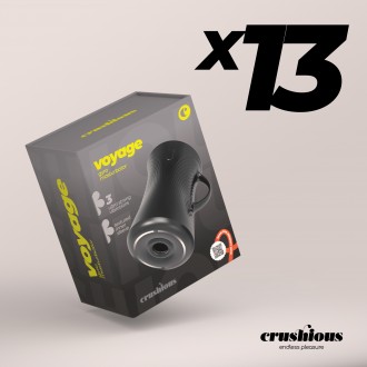 PACK DE 13 MASTURBADOR ULTRA POTENTE VOYAGE CRUSHIOUS