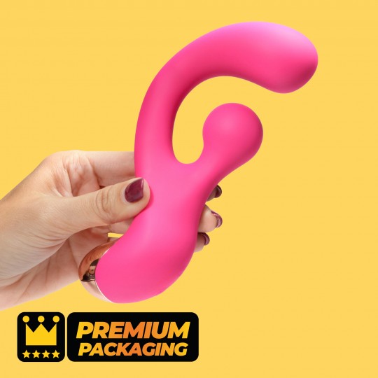 PLEASER VIBRATEUR AVEC STIMULATION ROTATIVE CRUSHIOUS