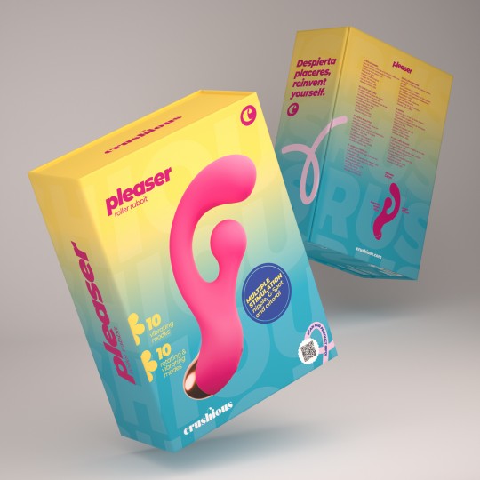 PLEASER VIBRATEUR AVEC STIMULATION ROTATIVE CRUSHIOUS