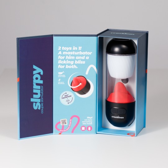 SLURPY MASTURBATEUR DÉTACHABLE 2 EN 1 CRUSHIOUS