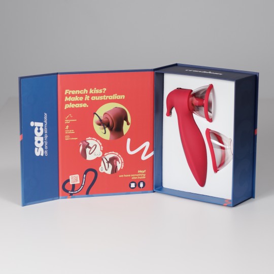 SACI STIMULATEUR DE CLITORIS ET DE MAMELONS AVEC SUCCION CRUSHIOUS