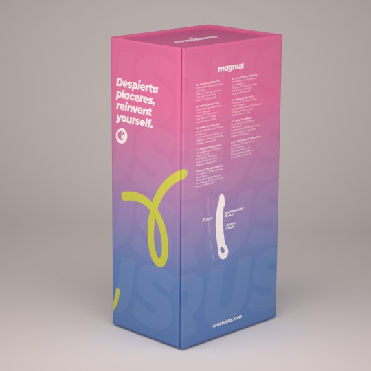 CRUSHIOUS MAGNUS BEND FLEXIBLE VIBRATOR PINK