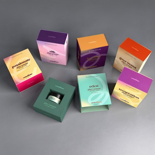 PACK 5 + 1 GRATUIT BOUGIES DE MASSAGE MULTI-PARFUMS AUX PHÉROMONES 20 ML CRUSHIOUS