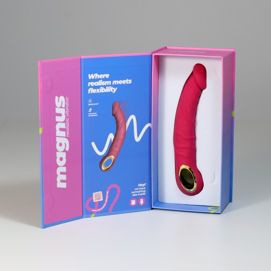 CRUSHIOUS MAGNUS BEND FLEXIBLE VIBRATOR PINK