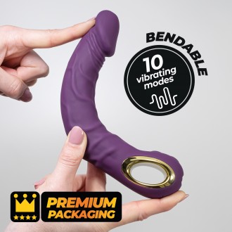 CRUSHIOUS MAGNUS BEND FLEXIBLE VIBRATOR PURPLE