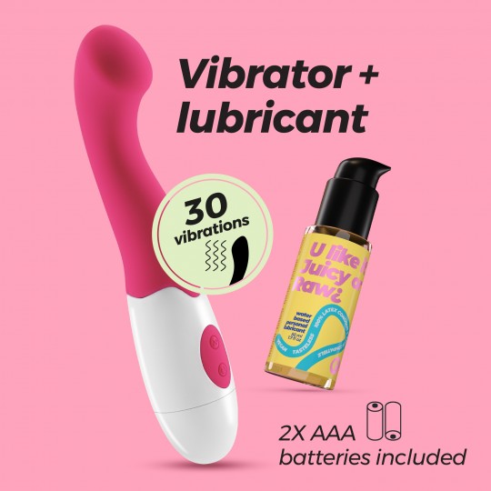 CRUSHIOUS TROLLIE VIBRATOR WITH WATERBASED LUBRICANT INCLUDED