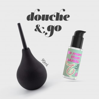 DOUCHE & GO DOUCHE ANALE 90ML AVEC LUBRIFIANT ANAL 50ML CRUSHIOUS