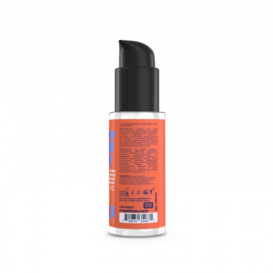 DÉSIR NOIR ENSEMBLE DE MENOTTES + MASQUE DE NUIT EN SATIN ET LUBRIFIANT EFFET CHAUFFANT CRUSHIOUS