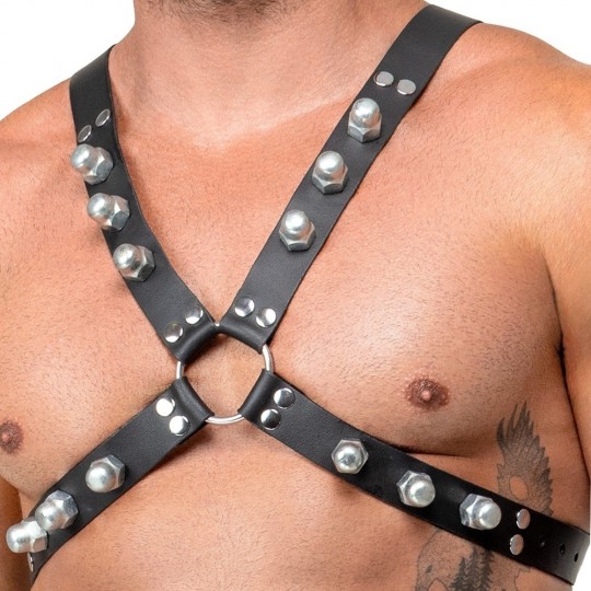 LEATHER CHEST HARNESS