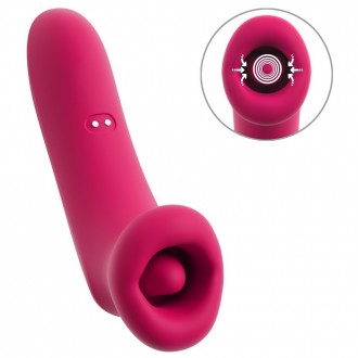 ORAL FUN VIBRATOR SUCKING MOUTH VIBRATING TONGUE