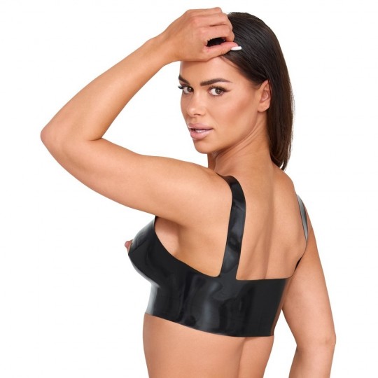 LATEX BRA TOP