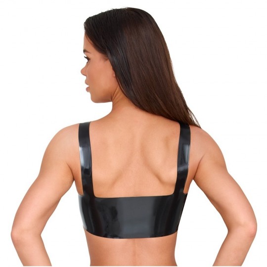 LATEX BRA TOP