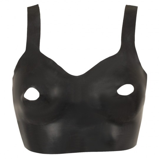 LATEX BRA TOP
