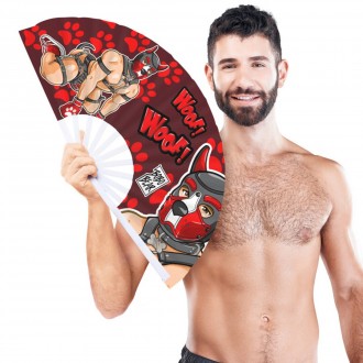 GIANT - RED PUPPY - FAN - 64 CM