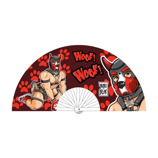 GIANT - RED PUPPY - FAN - 64 CM