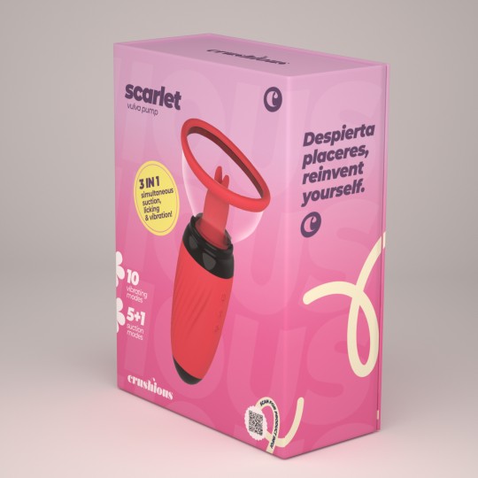 SCARLET POMPE VULVAIRE STIMULATEUR RECHARGEABLE CRUSHIOUS