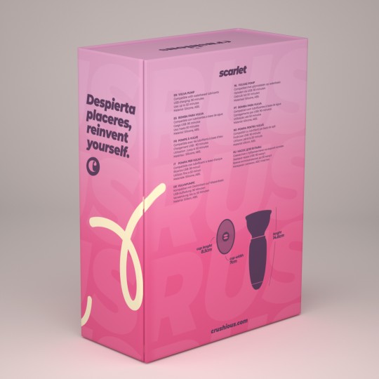 SCARLET POMPE VULVAIRE STIMULATEUR RECHARGEABLE CRUSHIOUS