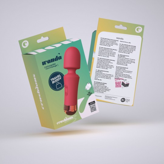CRUSHIOUS WANDA MINI RECHARGEABLE WAND TERRACOTTA