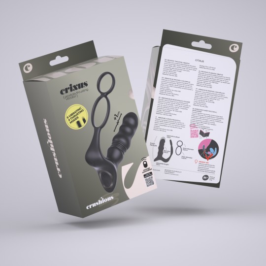 CRUSHIOUS CRIXUS PROSTATE VIBRATOR WITH REMOTE CONTROL