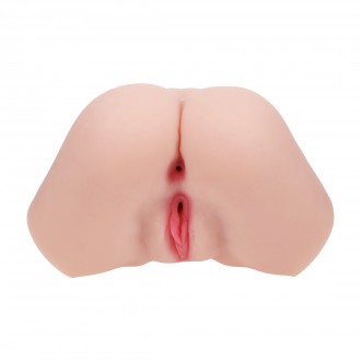 BODYFORMS - IVY LANE - DUAL ENTRY VIBRATING MASTURBATOR - 3,5 KG / 7.7 LBS - FLESH