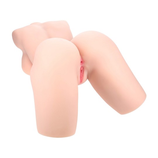 BODYFORMS - LYLA ROSE - POSABLE DUAL ENTRY VIBRATING MASTURBATOR - 21 KG / 46.3 LBS - FLESH
