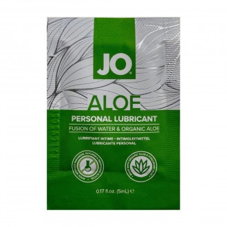 ALOE - WATERBASED AND ORGANIC ALOE LUBRICANT - 0.17 FL OZ / 5 ML - SACHET