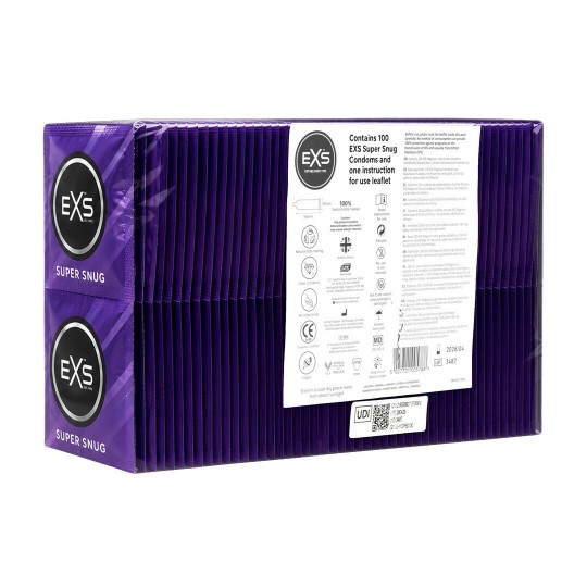 EXS SUPER SNUG FIT - CONDOMS - 100 PIECES