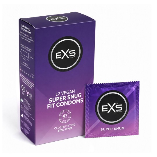 EXS SUPER SNUG FIT - CONDOMS - 12 PIECES