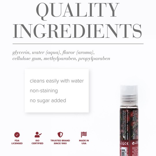 H2O - CHERRY BURST - WATERBASED LUBRICANT - 1 FL OZ / 30 ML